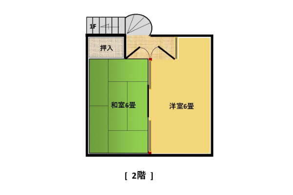 No209#部屋数が多く、広々とした庭つき物件