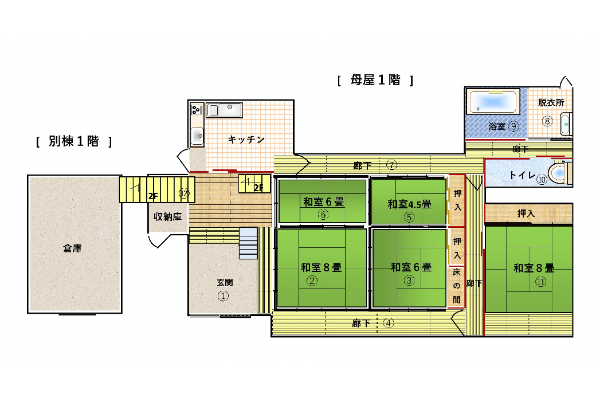 No219＃高台の見晴らしの良い家