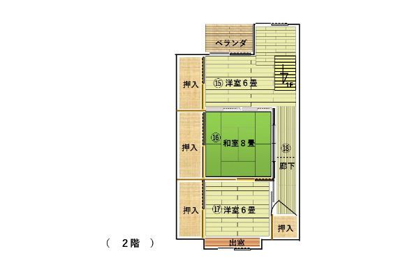 No223#日当たりと風通しのよい高台の家